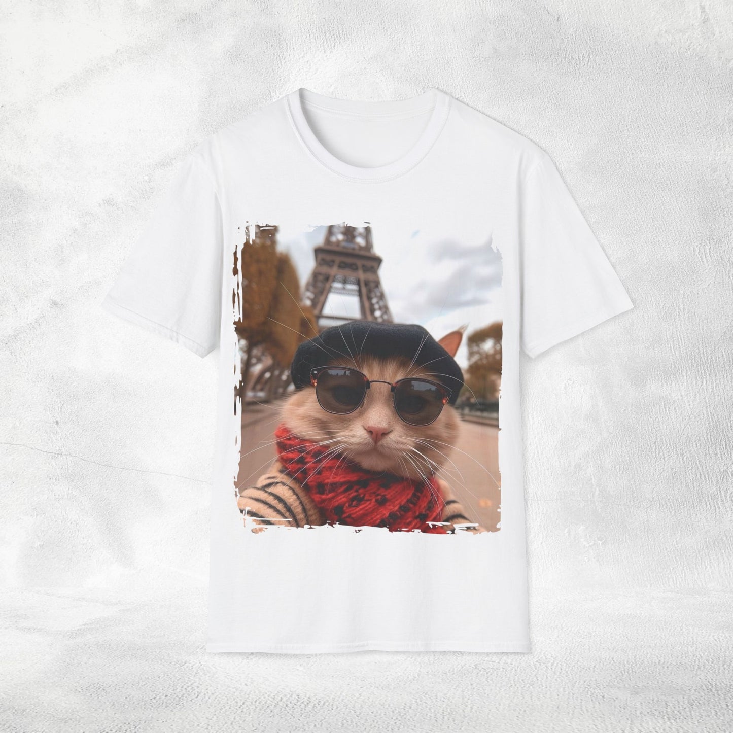 Unisex funny shirt from Paris with love