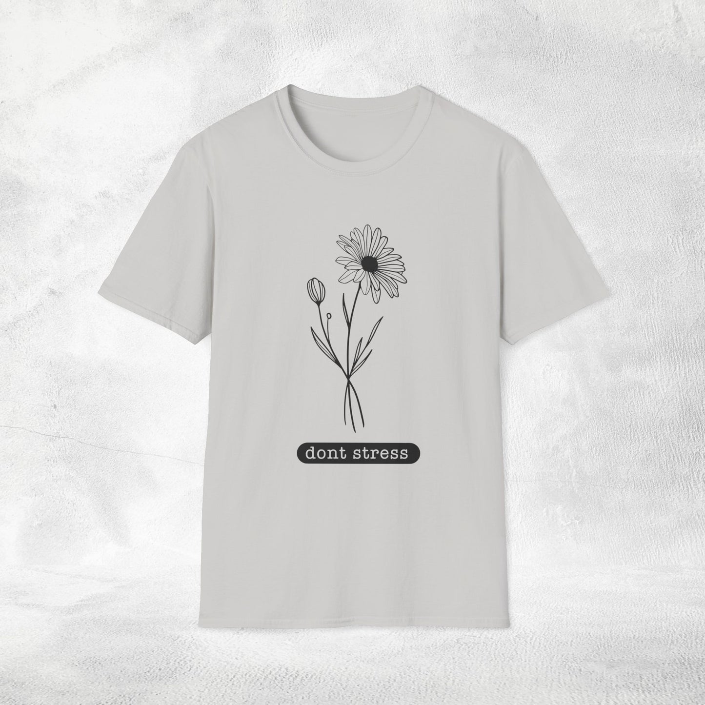 Womens Slogan T-shirt dont stress