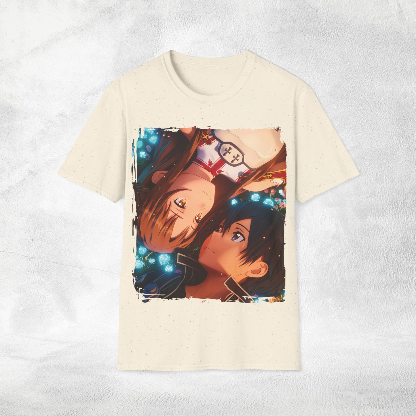 Unisex anime shirt Kazuto Kirigaya / Kirito and Asuna Yuuki