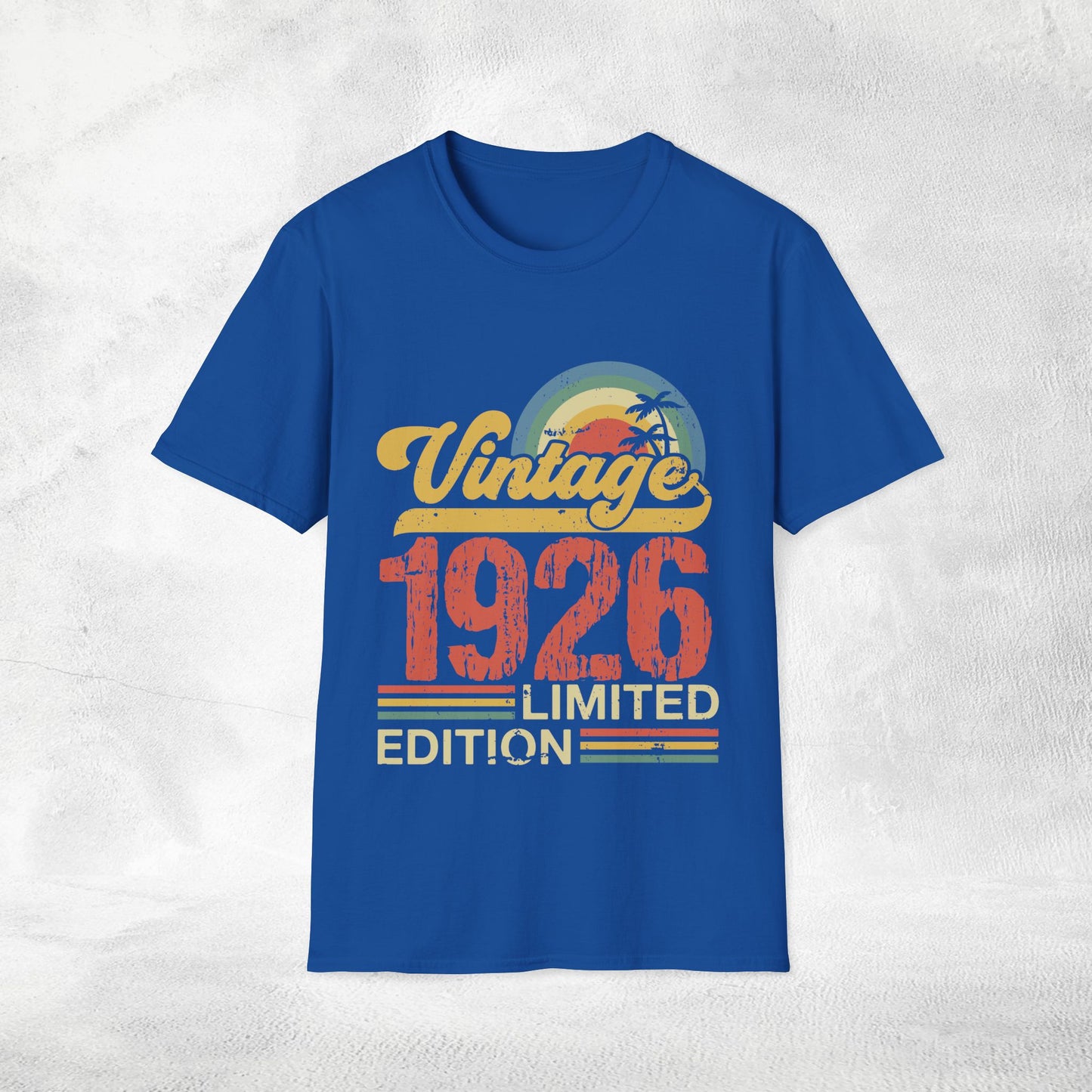 Unisex year of birth shirt 1926