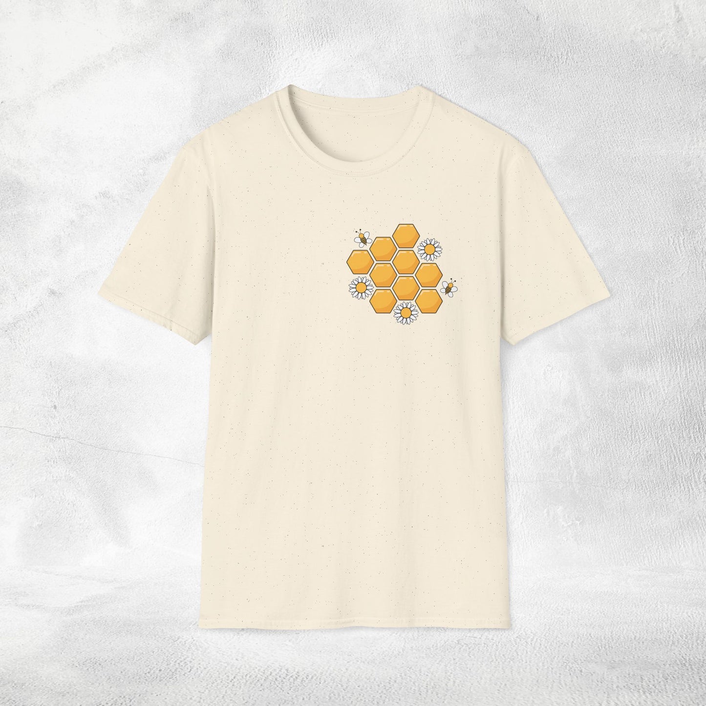 woman's nature inspired shirt bee