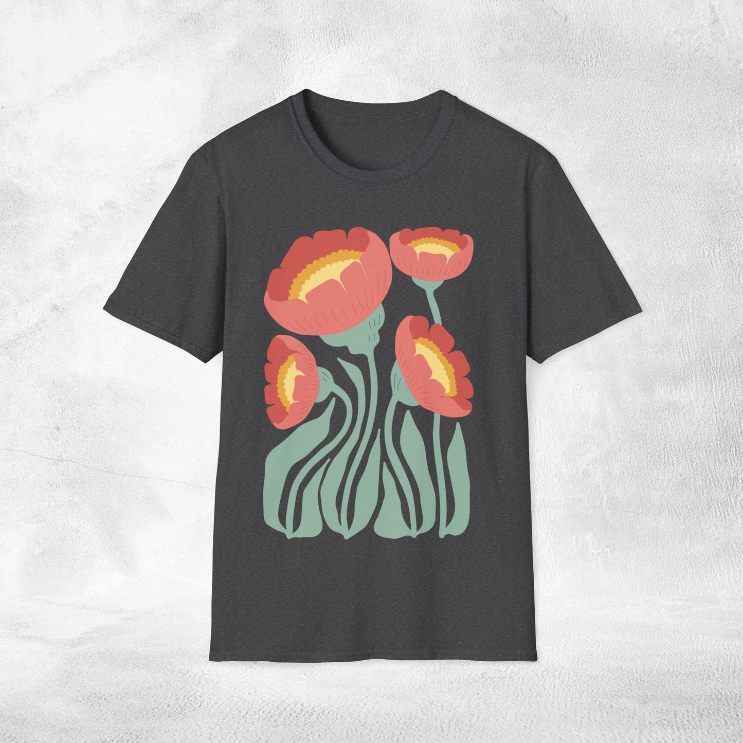 Womens shirt Dänische Blumen