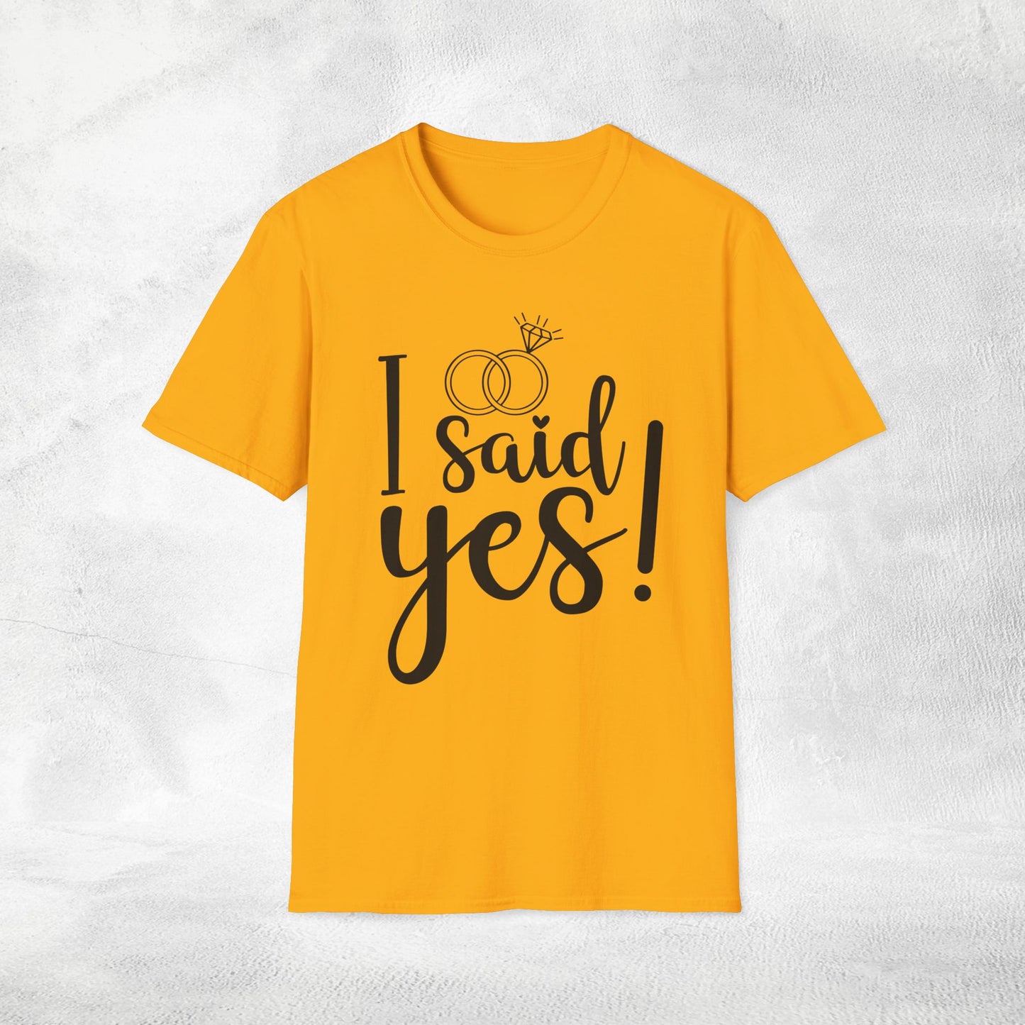 Women T-Shirt i said yes bachelorette party
