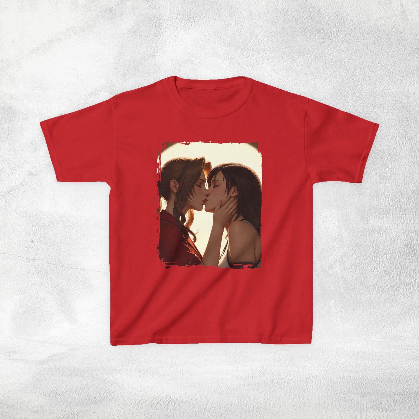 Kids gaming shirt Final Fantasy Tifa Lockhart and Aerith Gainsborough