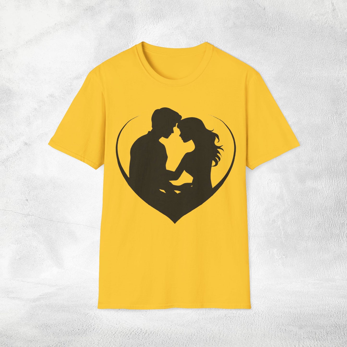 Unisex couples T-Shirt heart