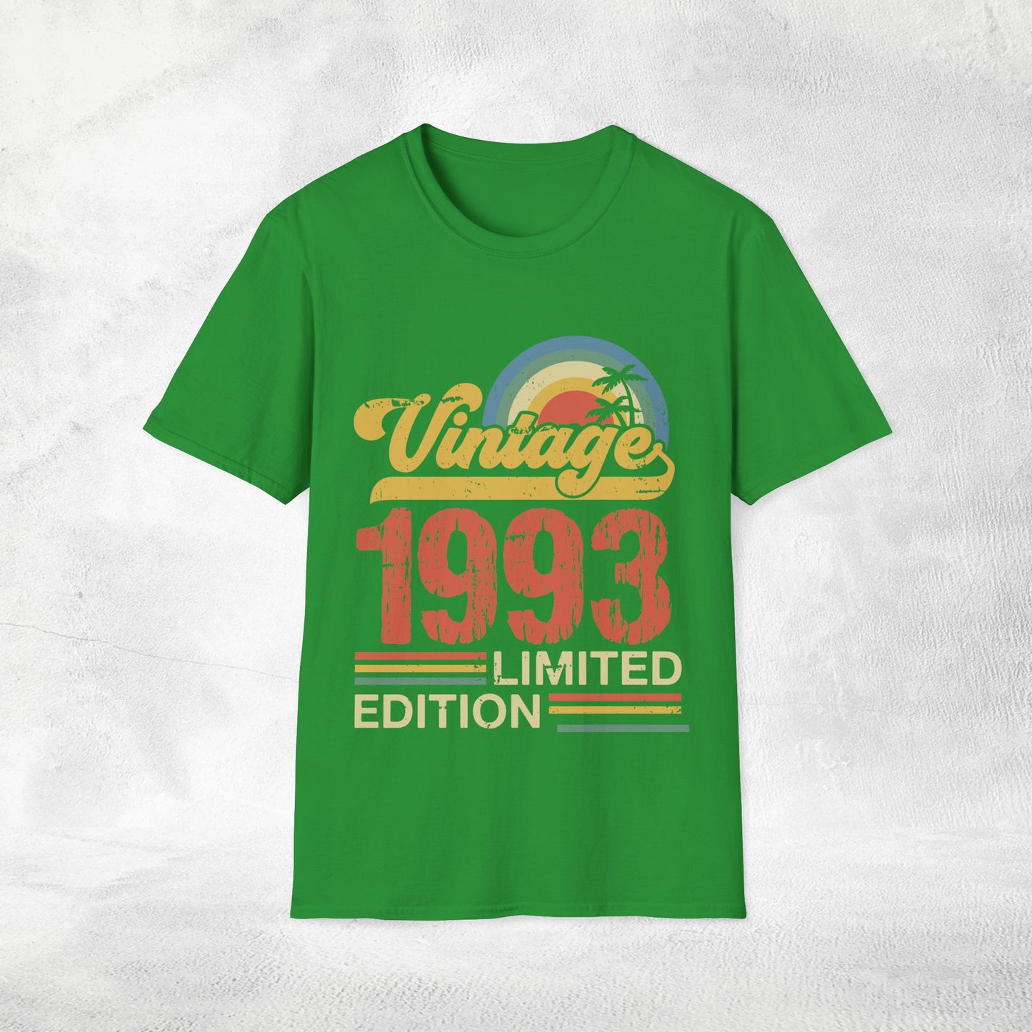 Unisex year of birth shirt 1993