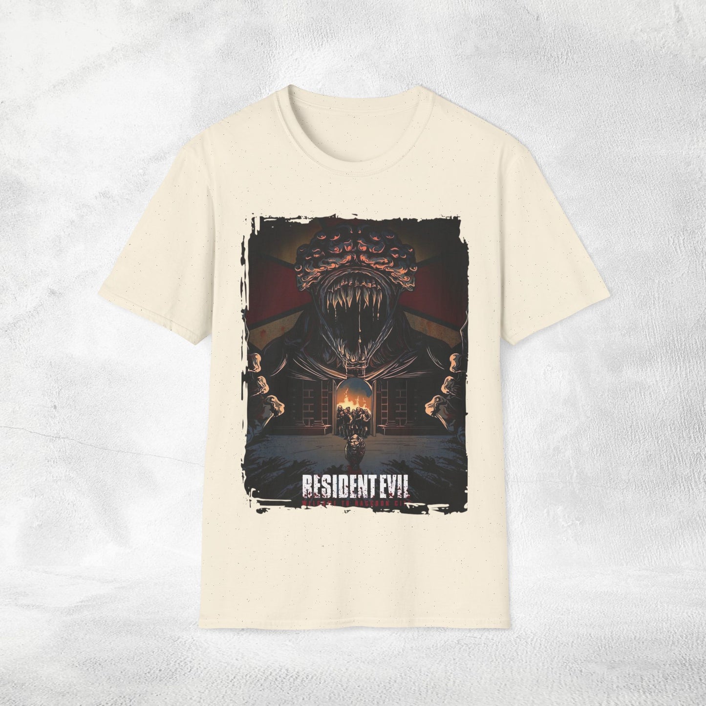 Unisex gaming shirt Resident Evil welcome to Raccoon City