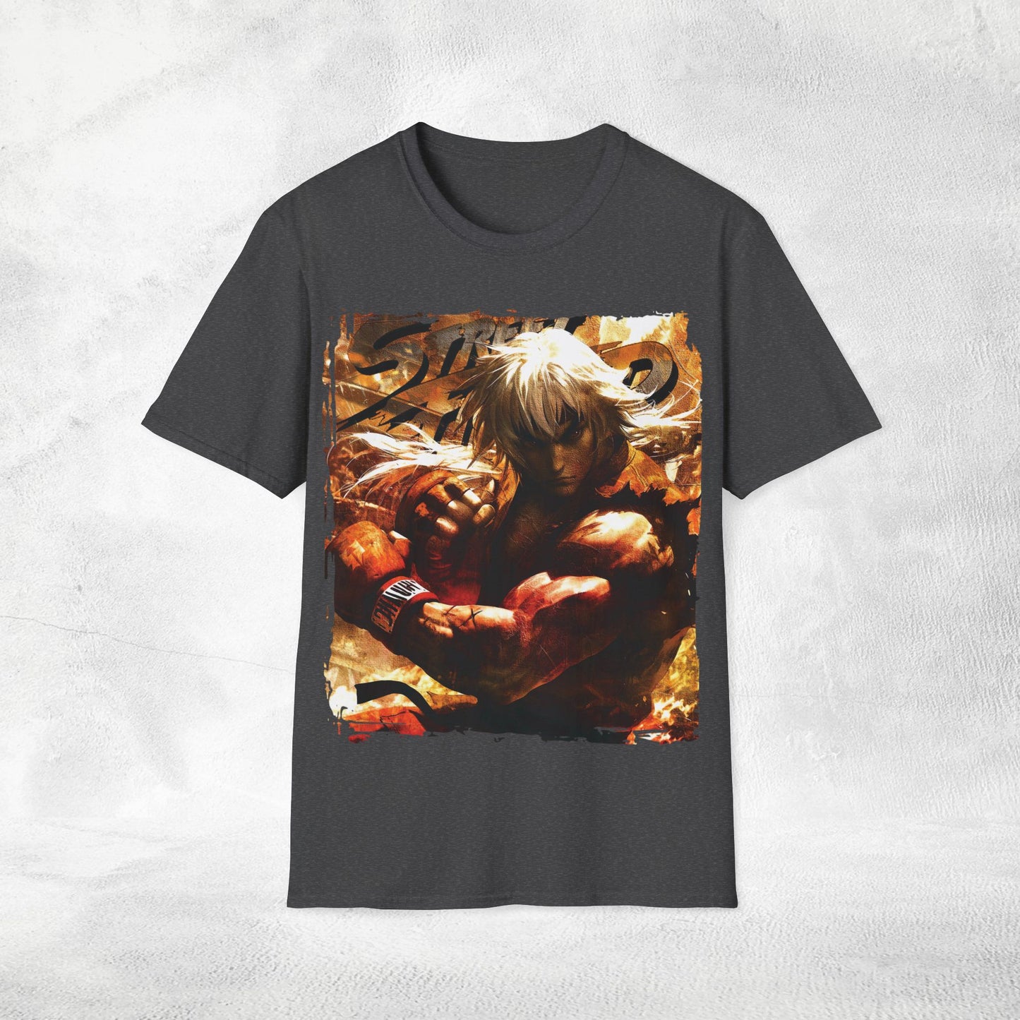 Unisex gaming shirt Street Fighter Ken Masters