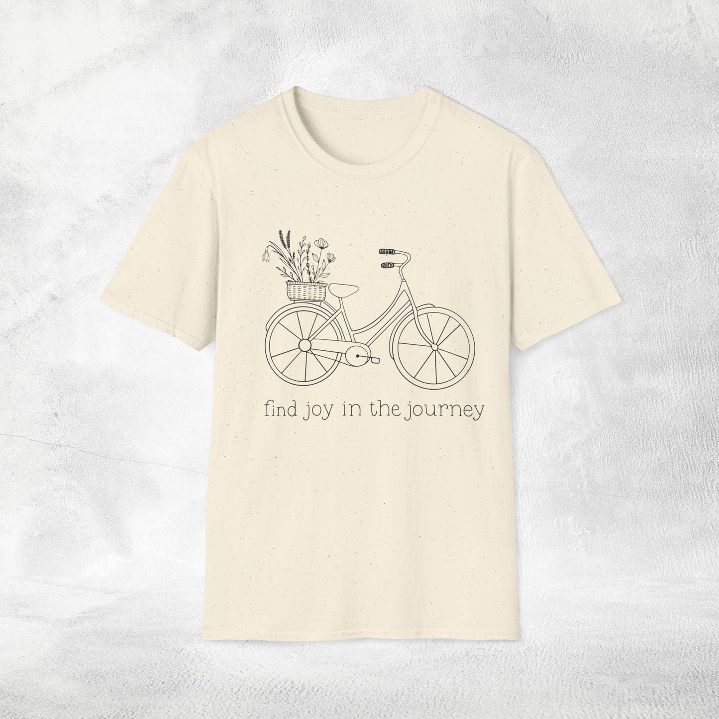 Womens Slogan T-shirt find joy in the journey