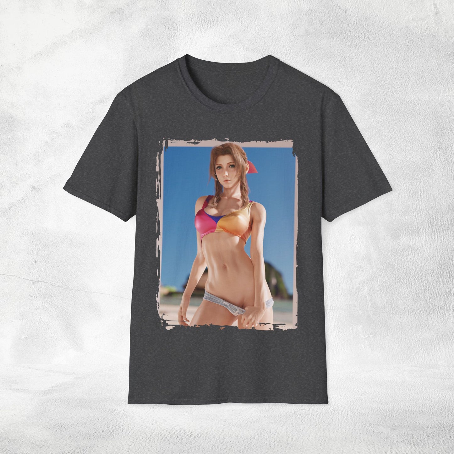 Unisex Gaming shirt Final Fantasy Aerith Gainsborough swimsuit