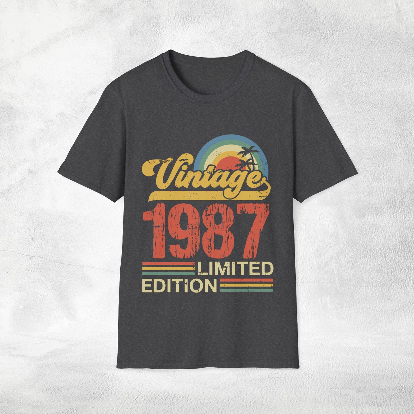 Unisex year of birth shirt 1987
