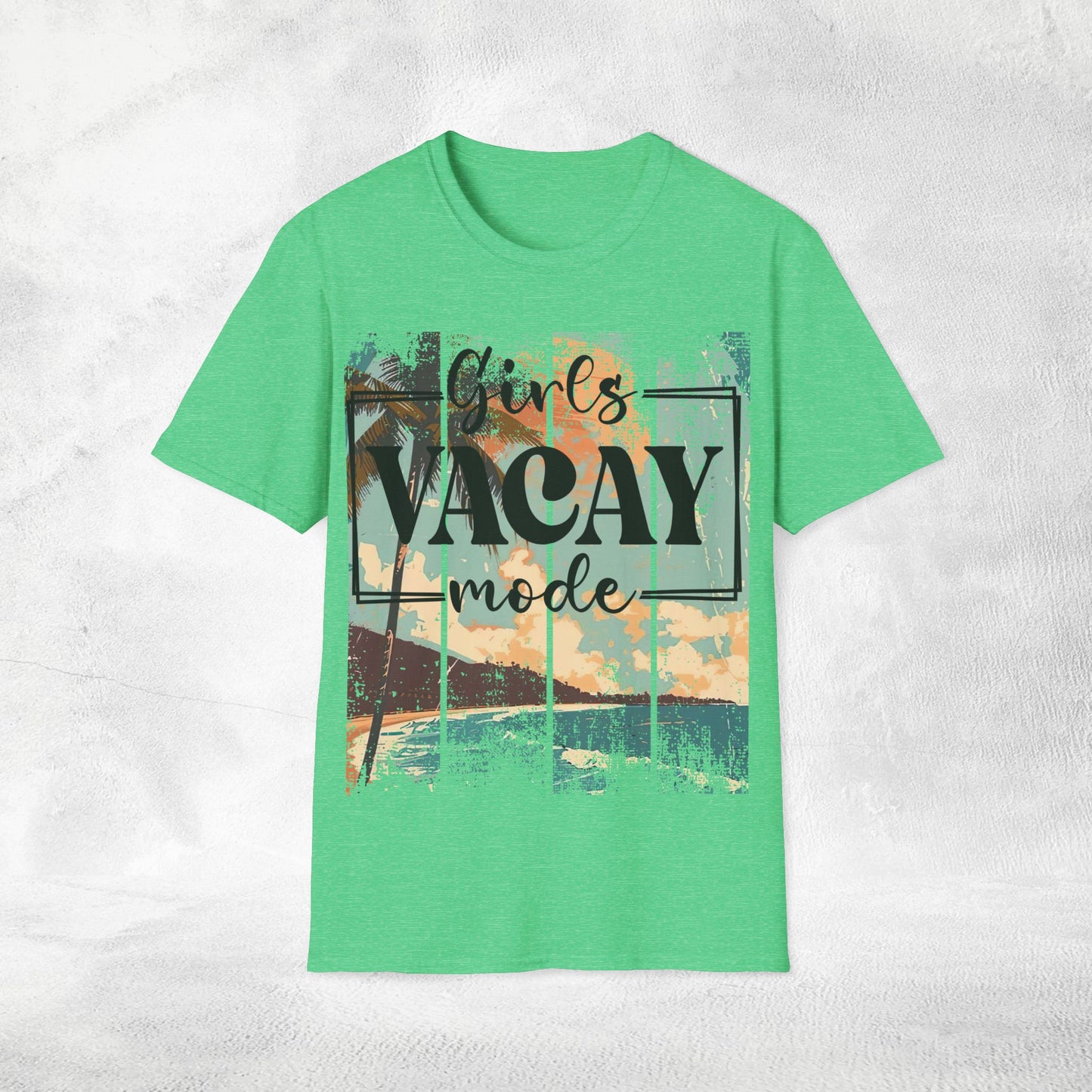 Womens T-shirt girls vacay mode