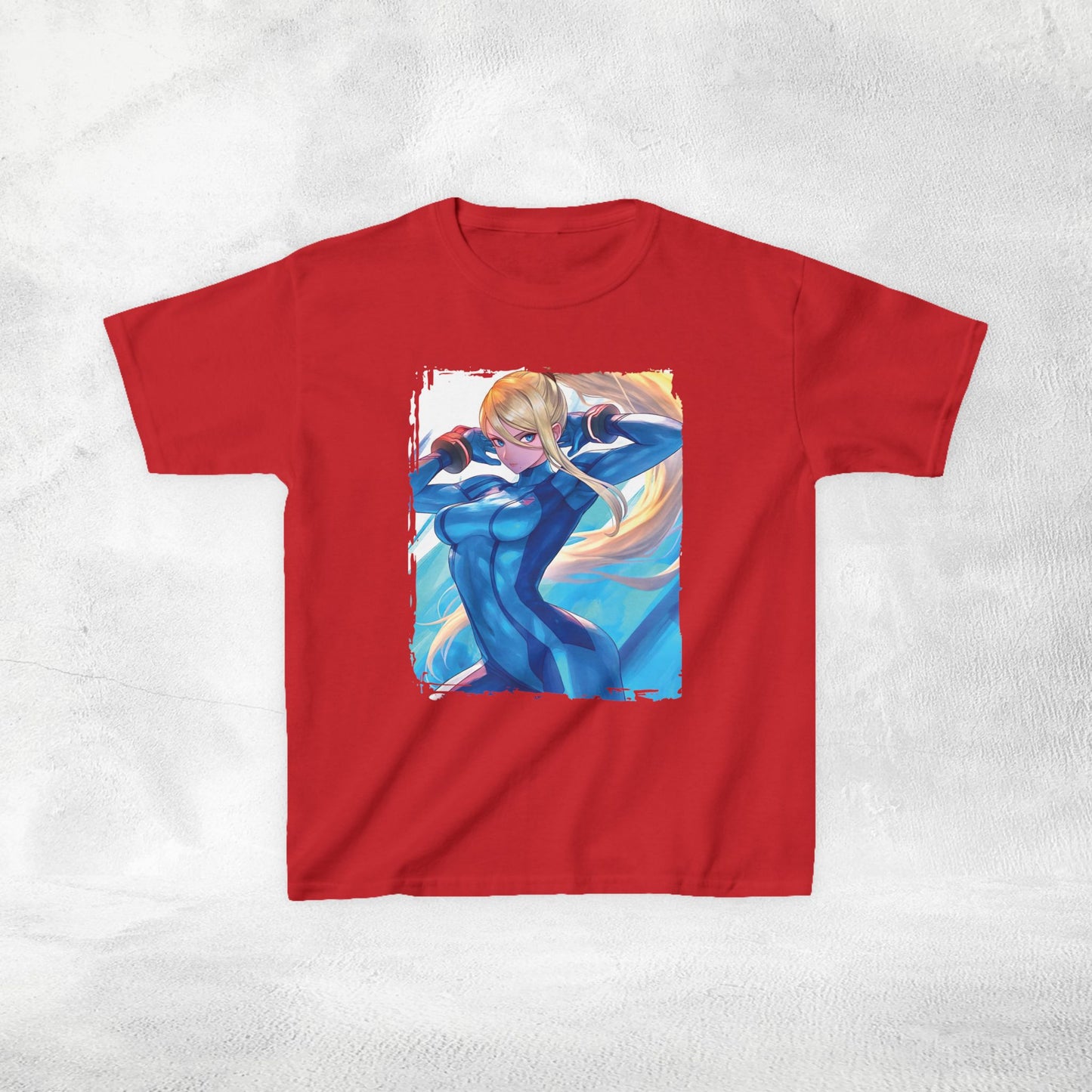 Kids  gaming shirt Samus Aran
