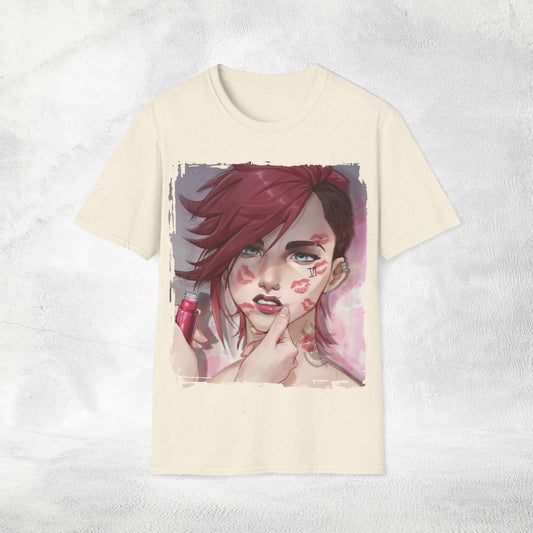 Unisex Gaming shirt Arcane Series LOL Caitlyn and Vi