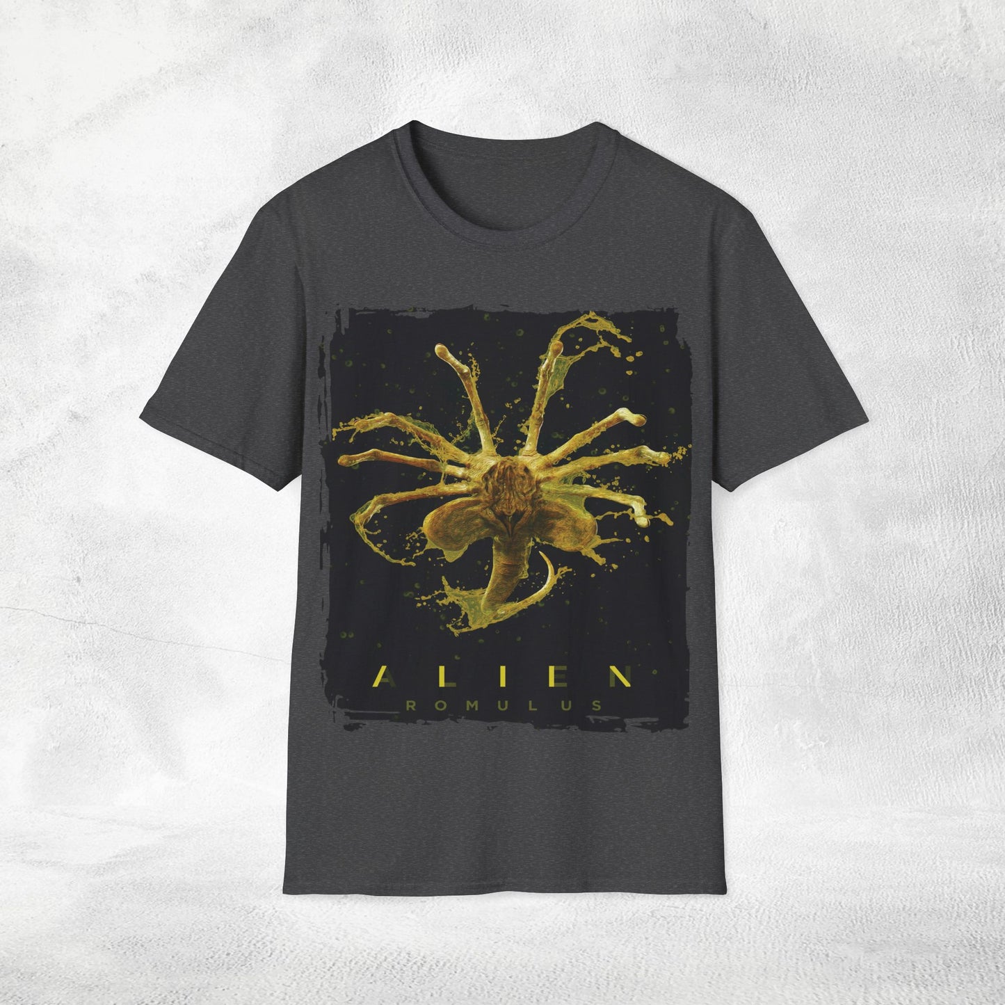 Unisex movie shirt Alien Romulus facehugger