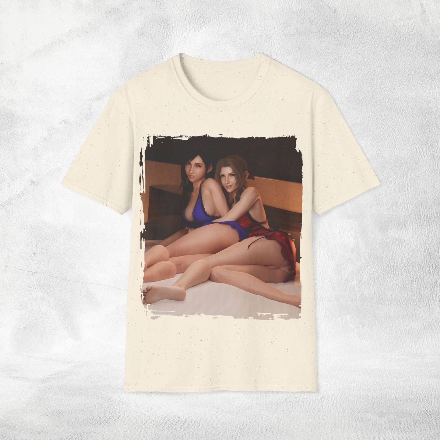 Unisex Gaming shirt Final Fantasy Aerith Gainsborough Tifa Lockhart