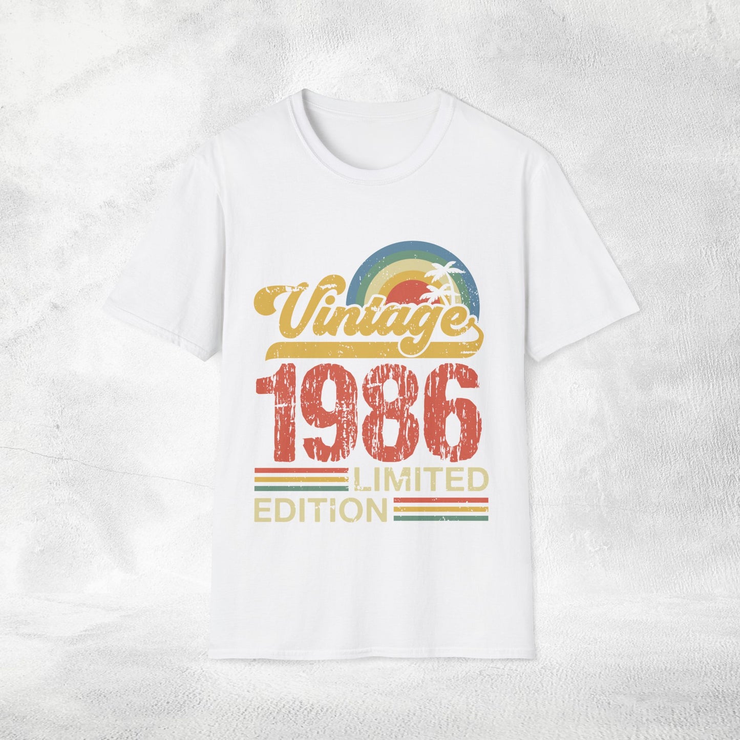 Unisex year of birth shirt 1986