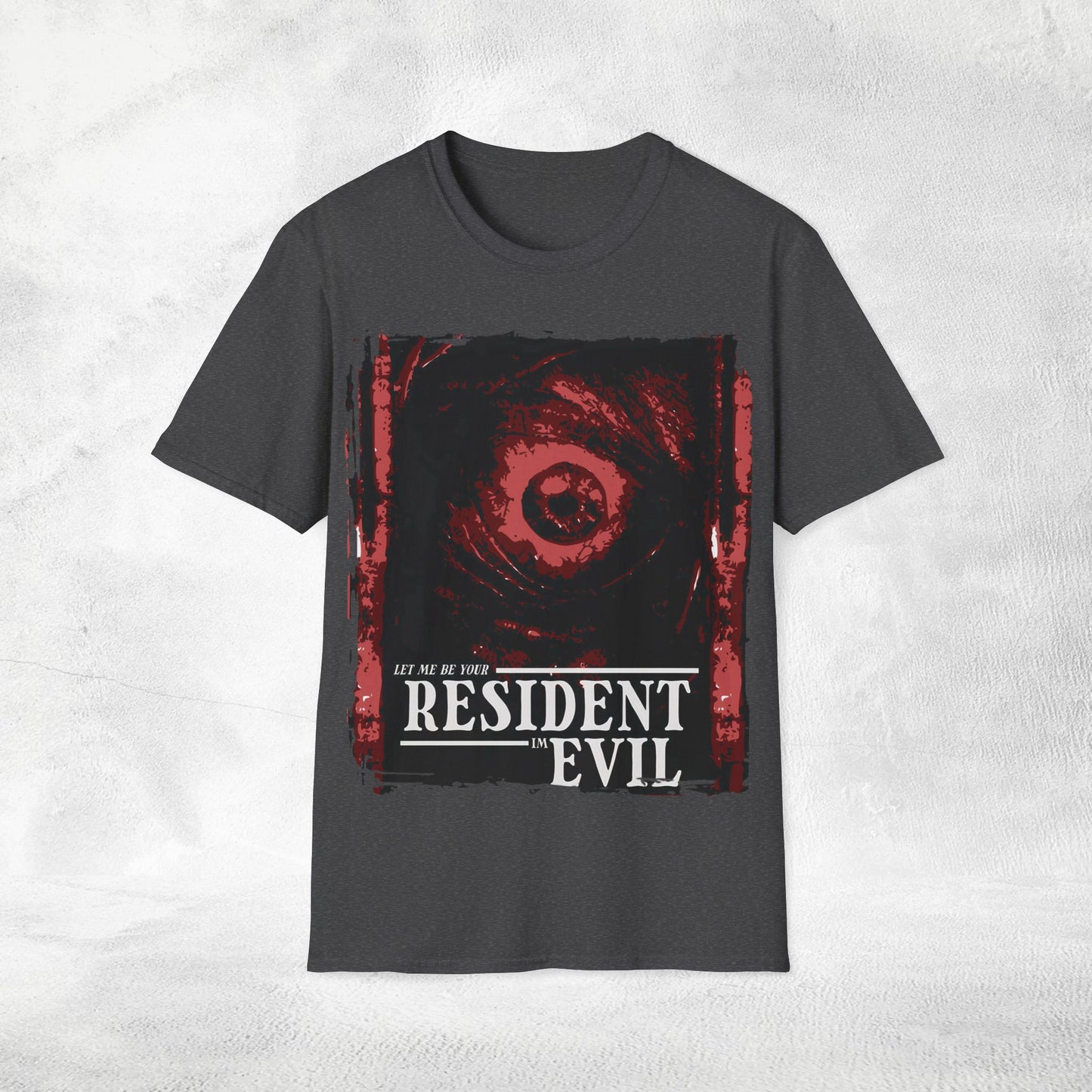 Unisex gaming shirt Resident Evil let me be your resident in evil