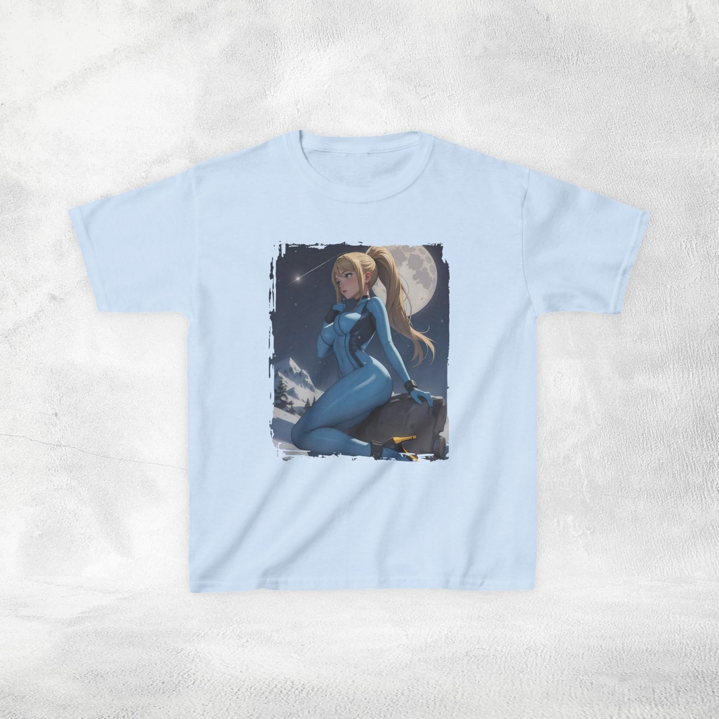 Kids  gaming shirt Samus Aran