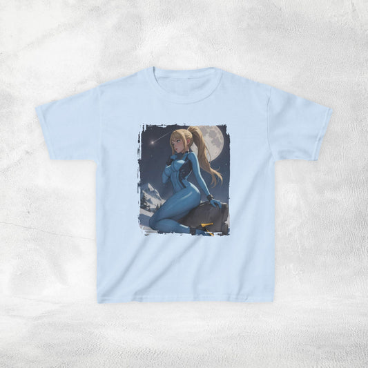 Kids  gaming shirt Samus Aran