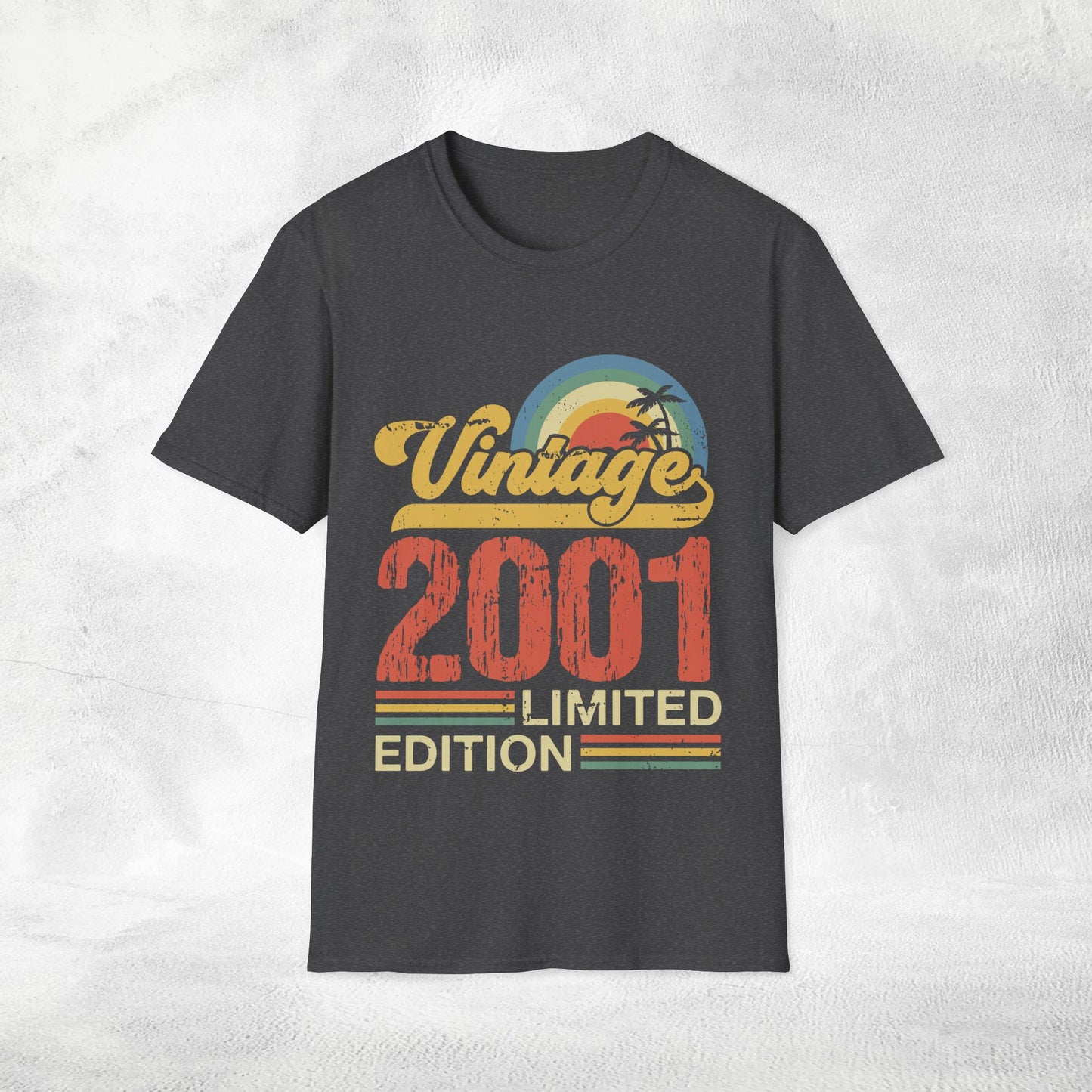 Unisex year of birth shirt 2001