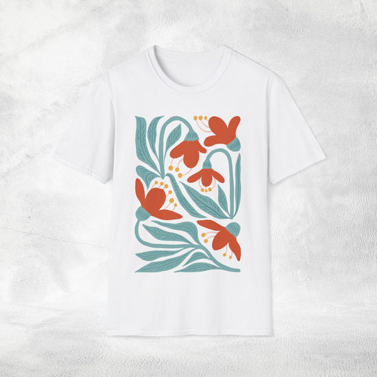 Womens shirt Dänische Blumen