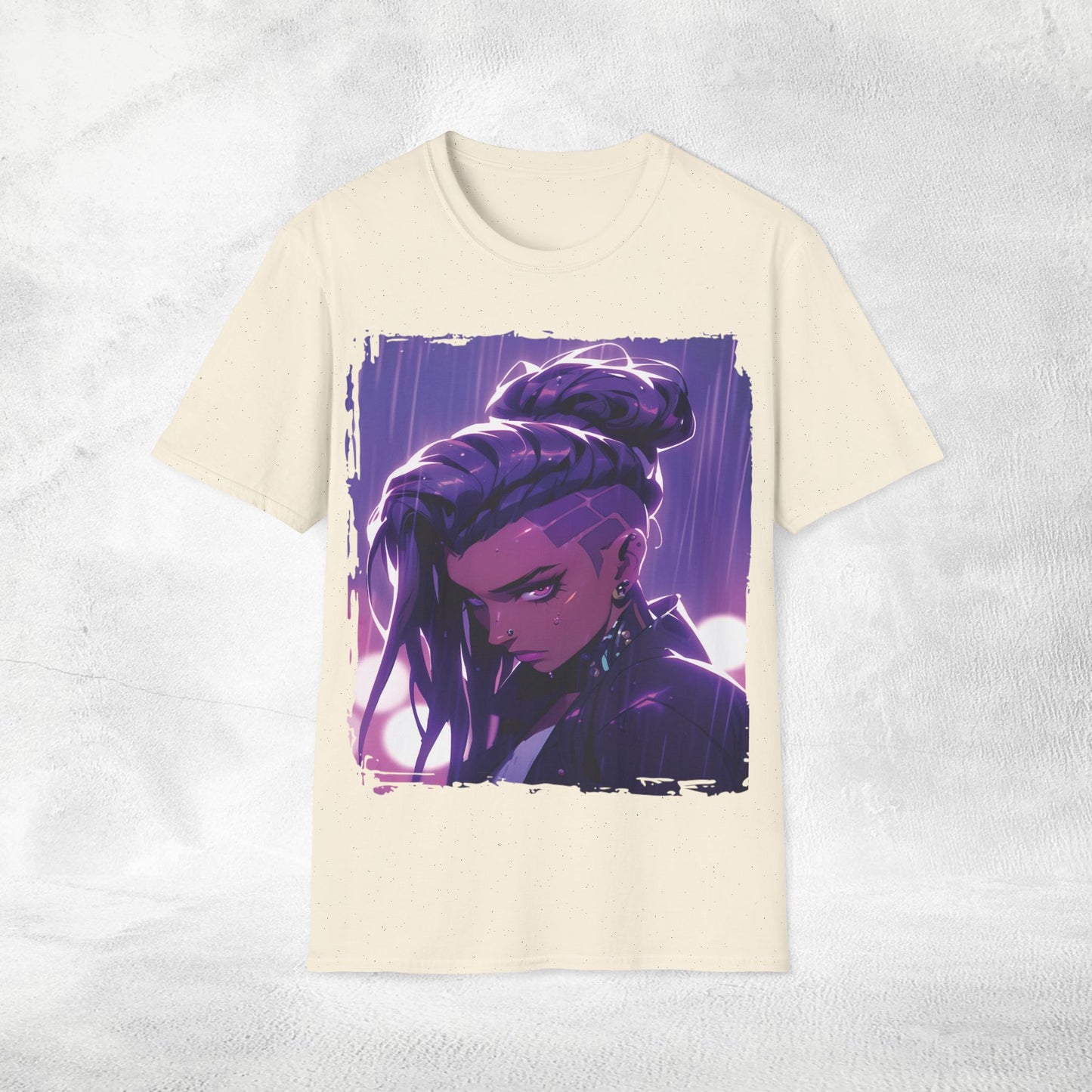Unisex gaming shirt Overwatch Sombra