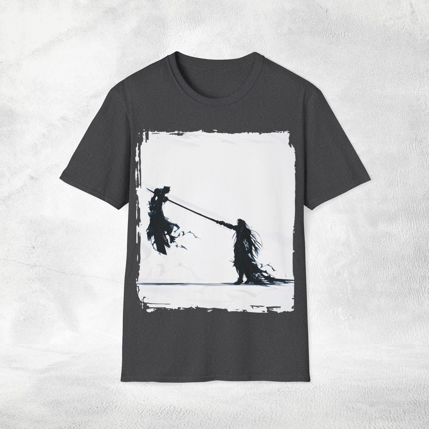 Unisex gaming shirt FF7 Cloud and Sephiroth