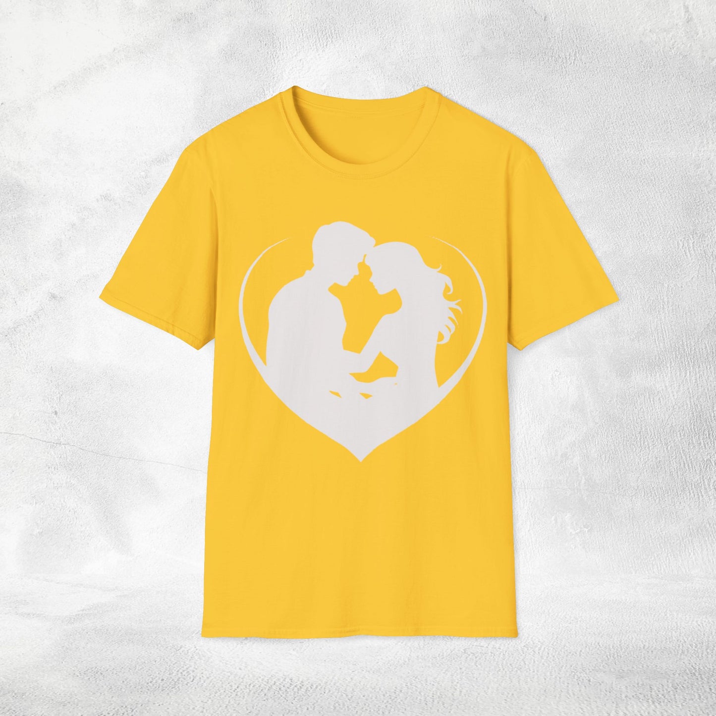 Unisex couples T-Shirt heart