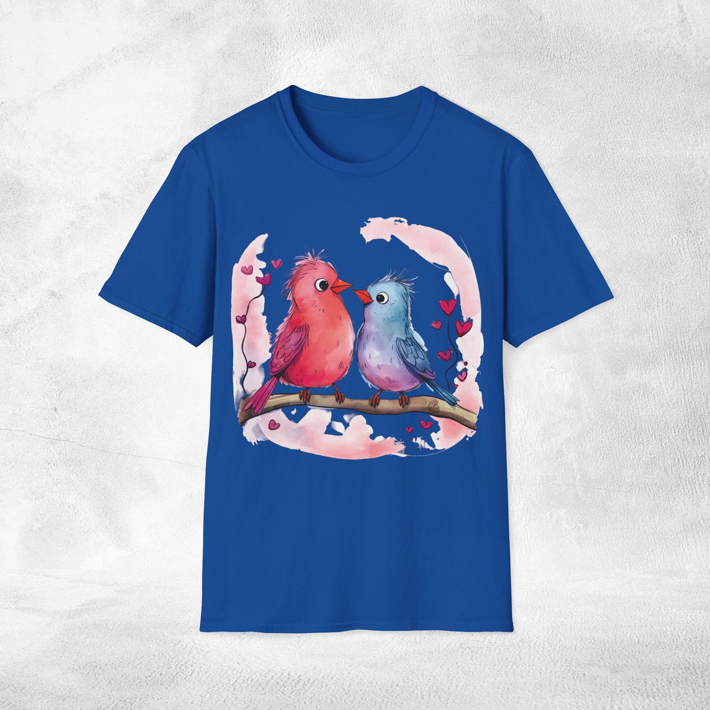 Unisex couples T-Shirt lovebird