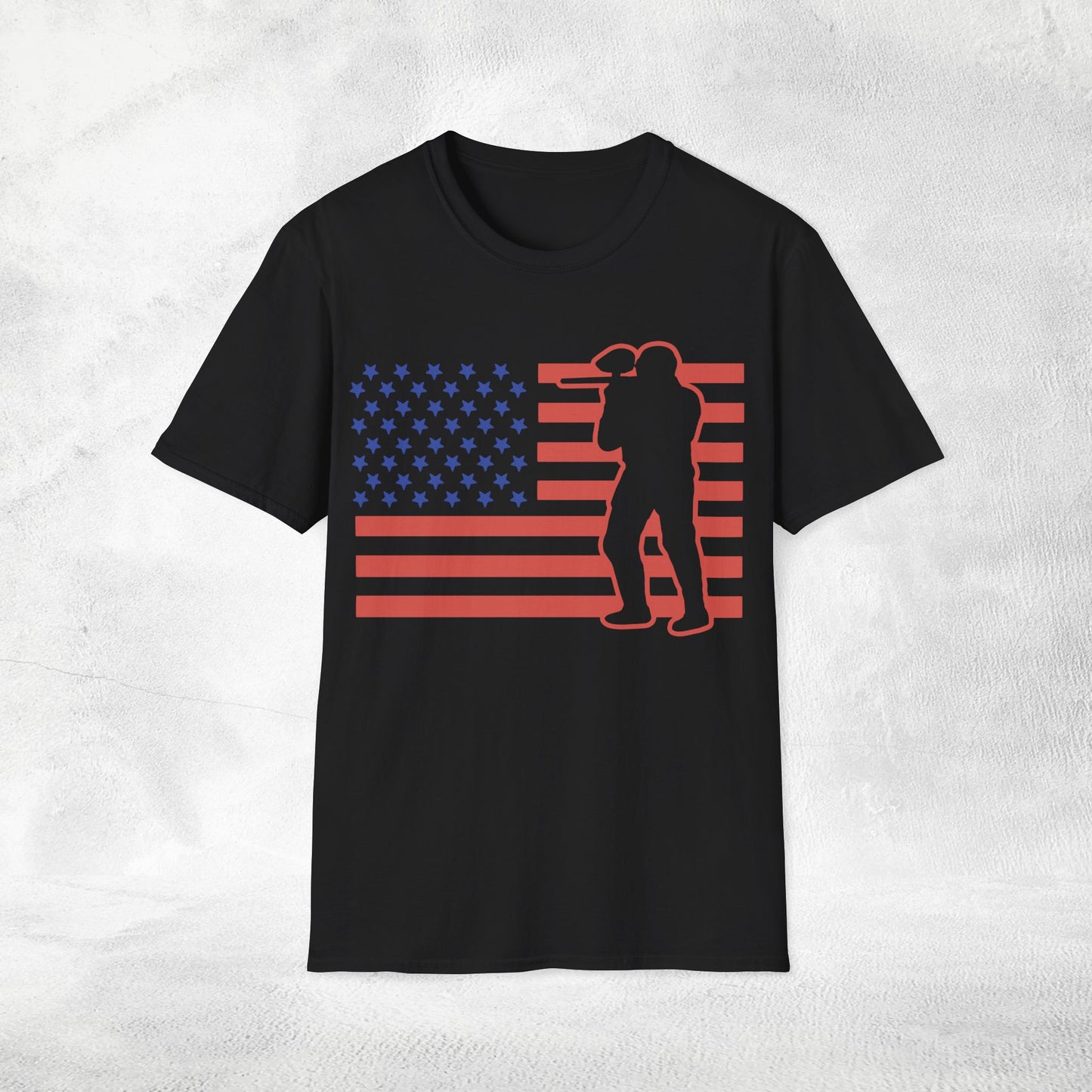 Unisex Paintball shirt flag