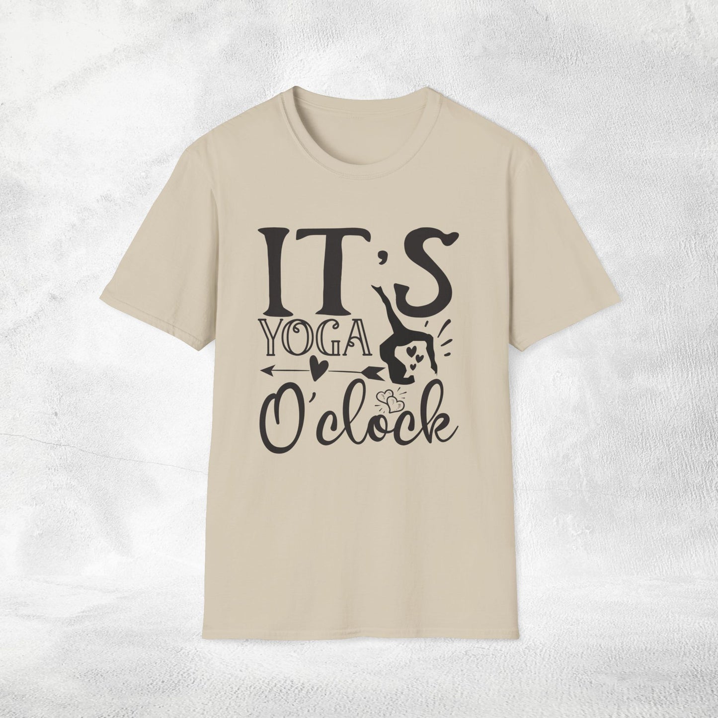 Women's yoga shirt its yoga o'clock