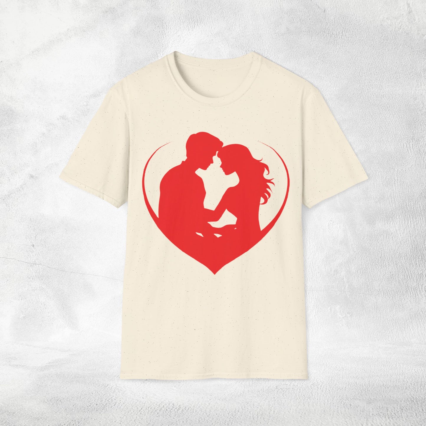 Unisex couples T-Shirt heart
