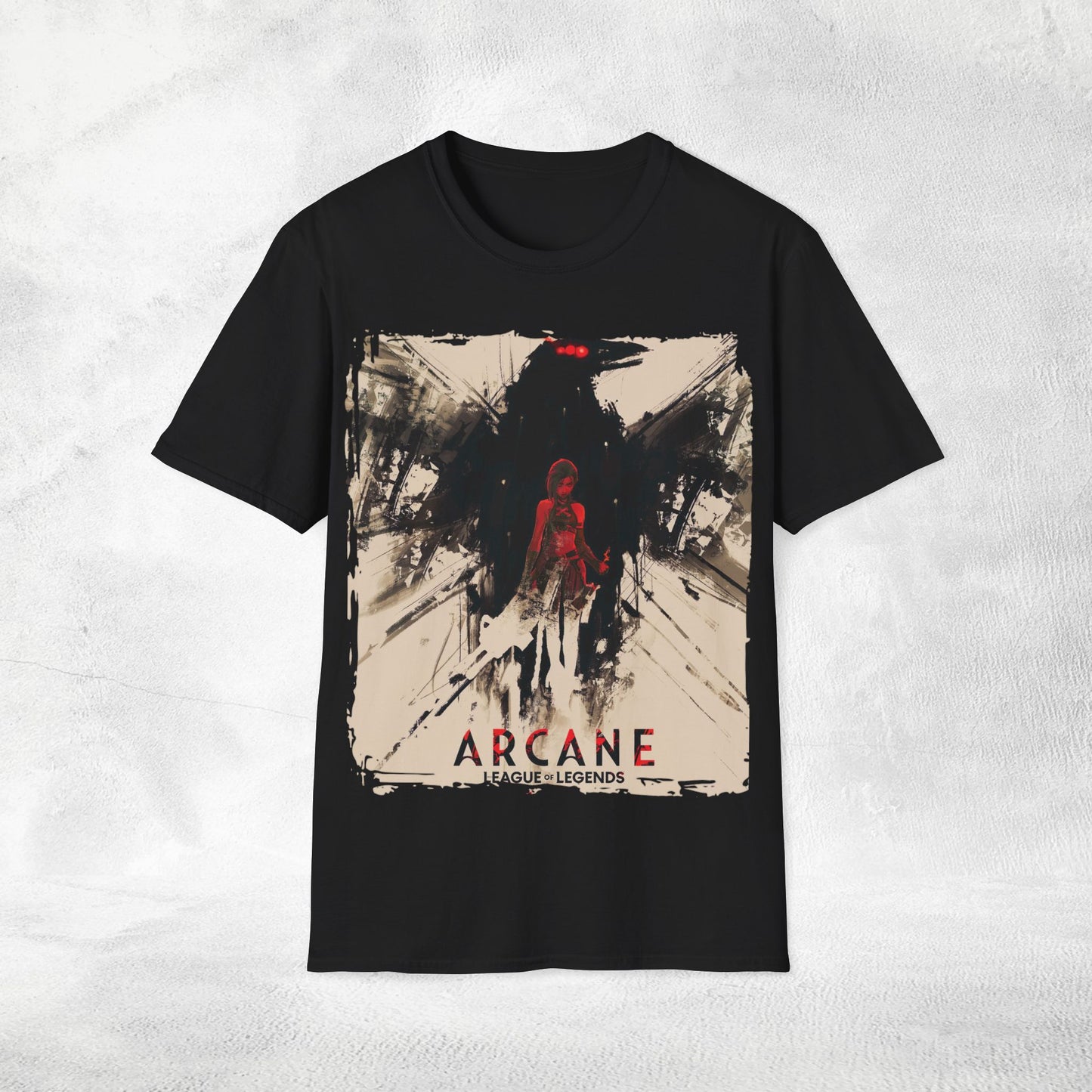 Unisex Gaming shirt Arcane Series LOL Jinx