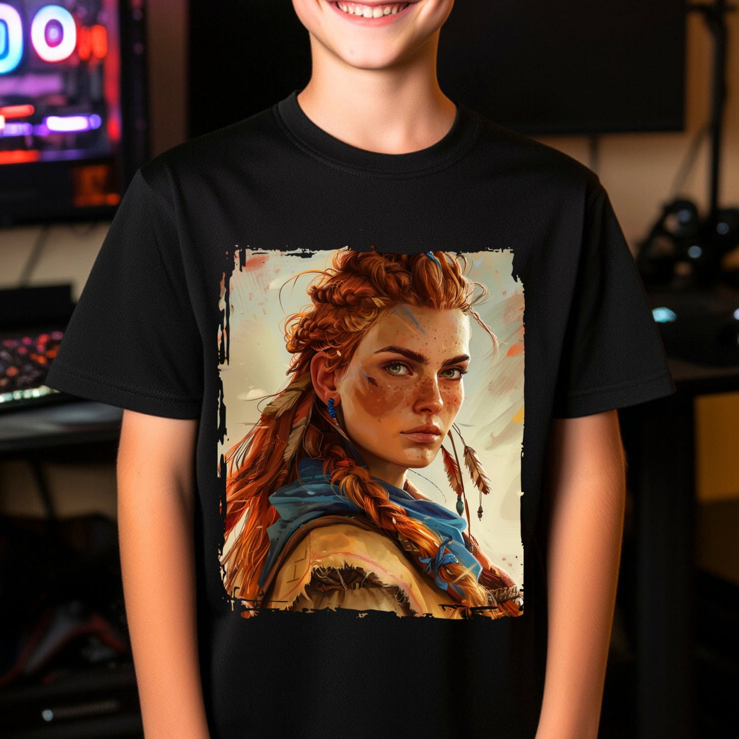 Kids  gaming shirt Aloy