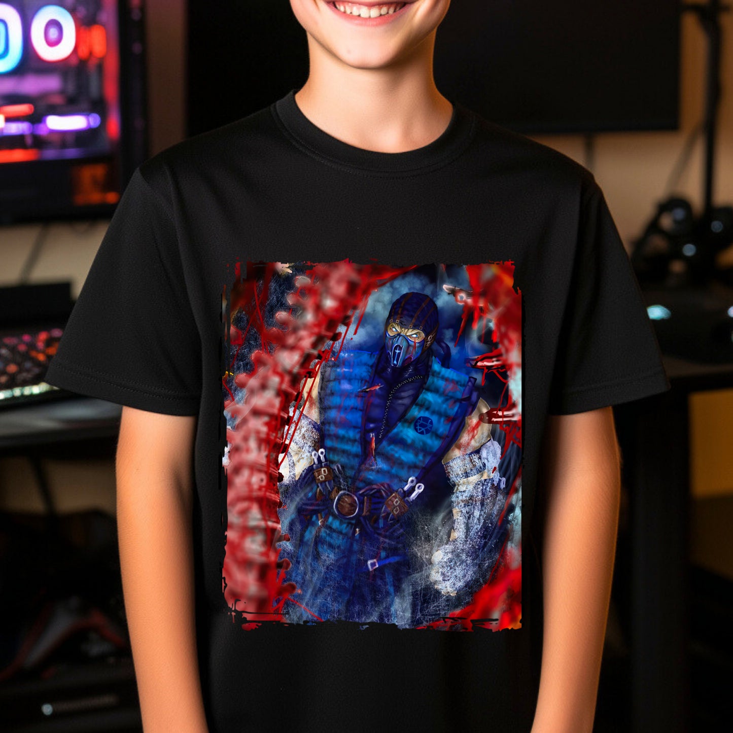 Kids  gaming shirt Mortal Kombat