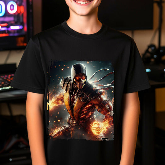 Kids  gaming shirt Mortal Kombat