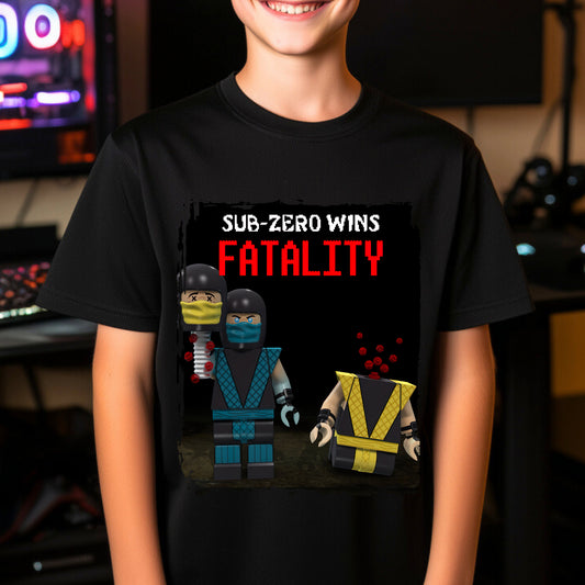 Kids  gaming shirt Mortal Kombat