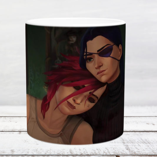 Keramiktasse 11oz / 325 ml LOL Caitlyn and Vi