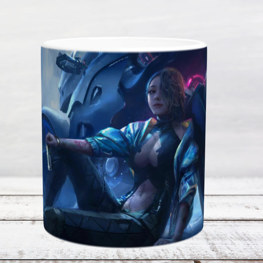 Ceramic Mug 11oz / 325 ml Cyberpunk