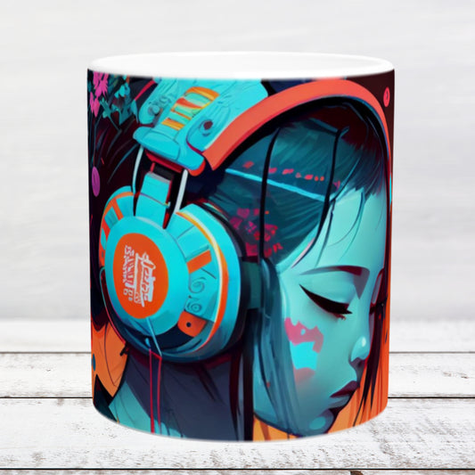 Ceramic mug 11oz / 325 ml Geisha