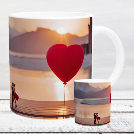 Ceramic mug 11oz / 325 ml heart