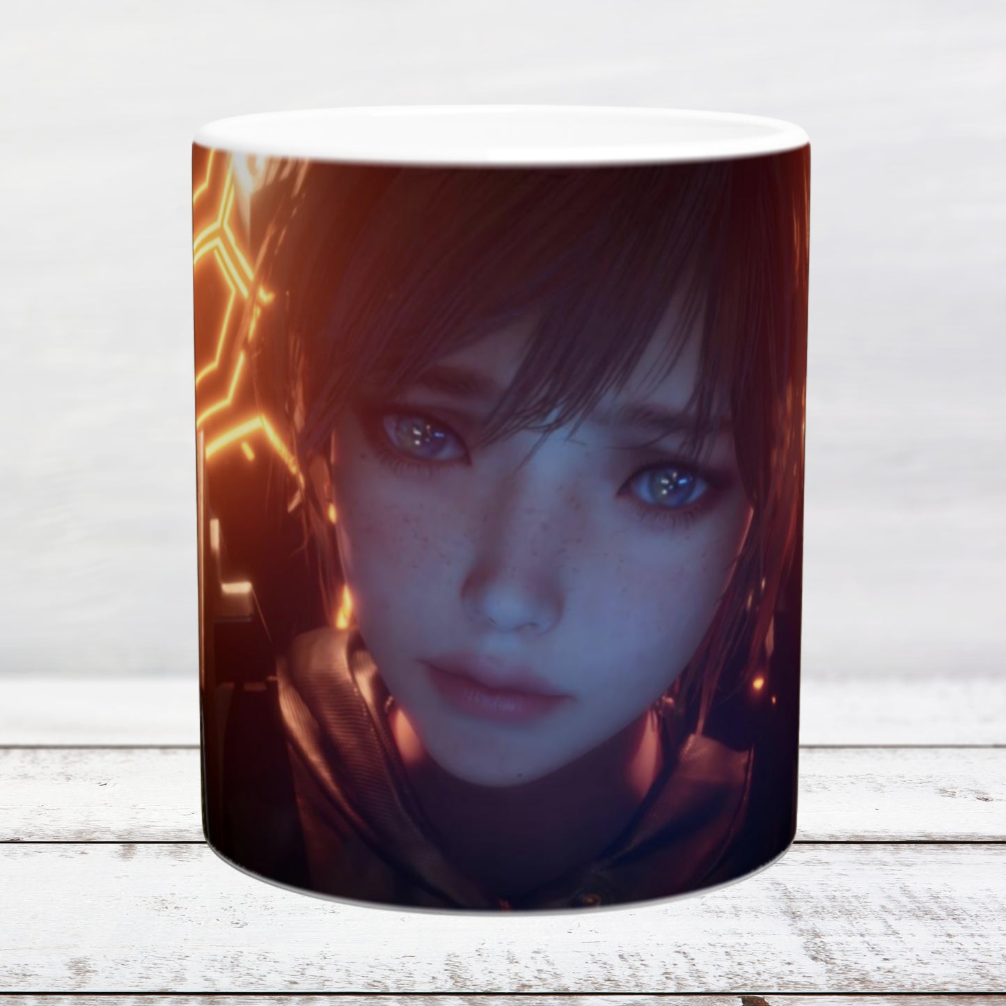 Keramiktasse 11oz / 325 ml Stellar Blade Lily