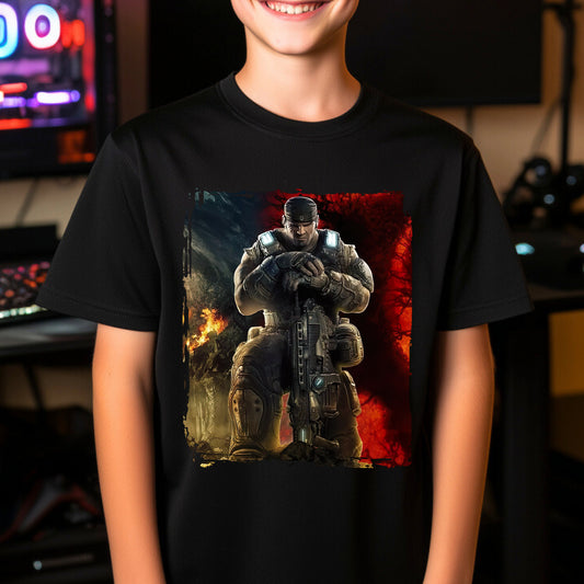 Kids  gaming shirt Gears of War