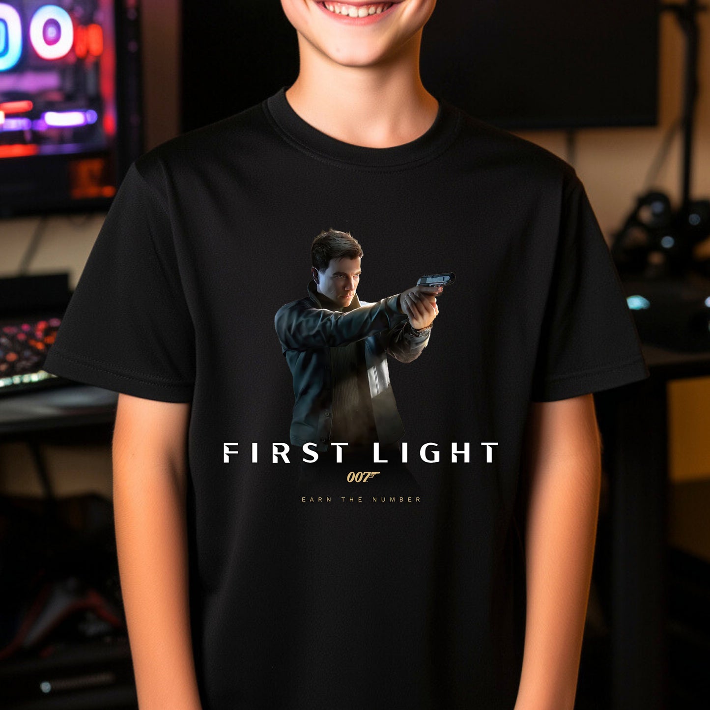 Kids  gaming shirt First Light